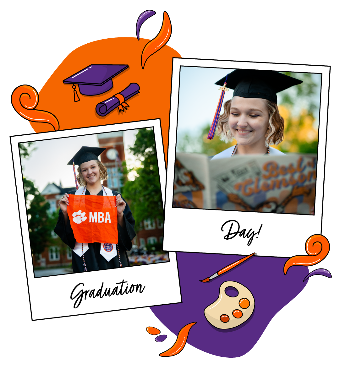 Sydney Westphal graduating from Clemson Business School, Clemson University