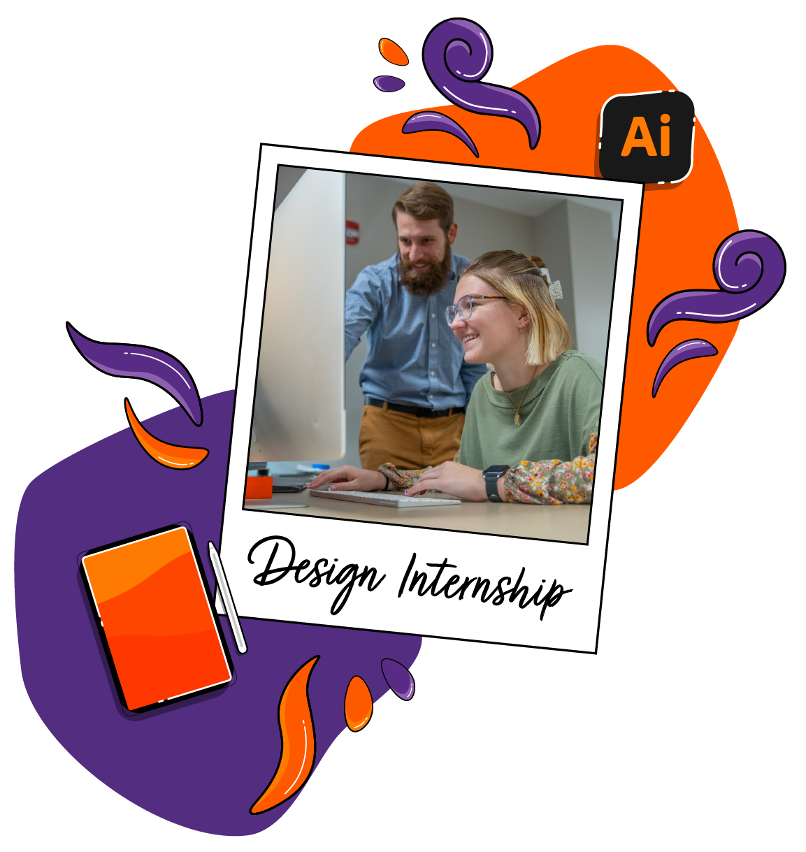 Sydney Westphal working as Design Intern at Student Affairs Creative Services, Clemson University