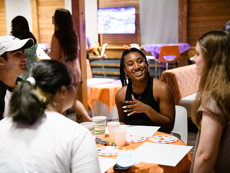 Students participanting in Welcome Week Activities