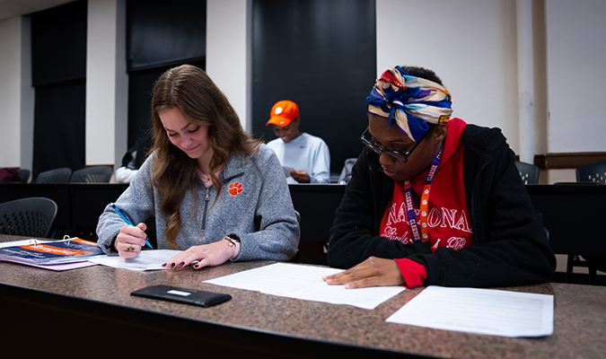 Students at Certified Student Leadership Program