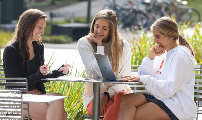 Students on Campus