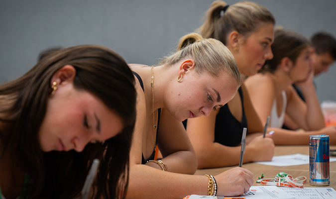 Clemson University Students in a Classroom