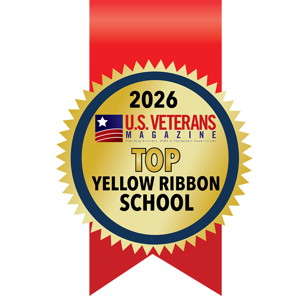 Top Yellow Ribbon School, 2026 awarded by U.S. Veterans Magazine