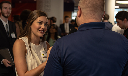 Student at Career Fair