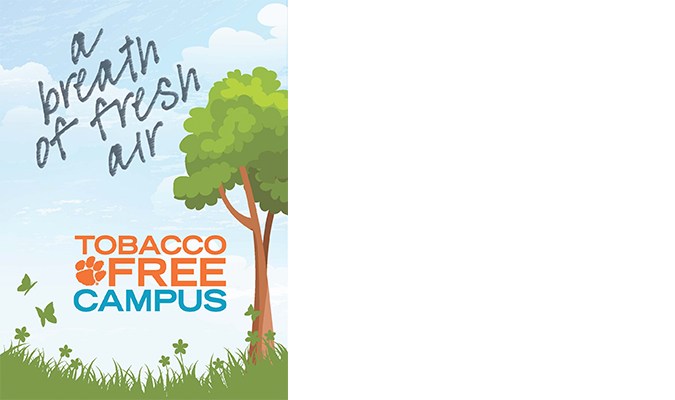Tobacco free Campus. A breath of fresh air.