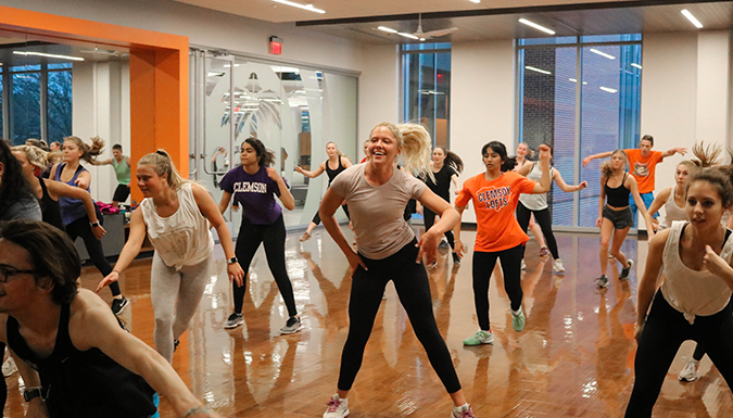 Students at Work It Class at Douthit Hill FItness Center