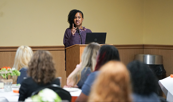 Students at Women Leadership Conference