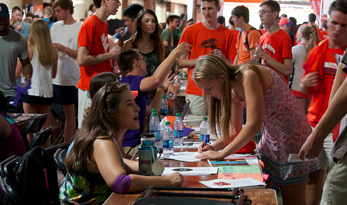 Students at Tiger Prowl