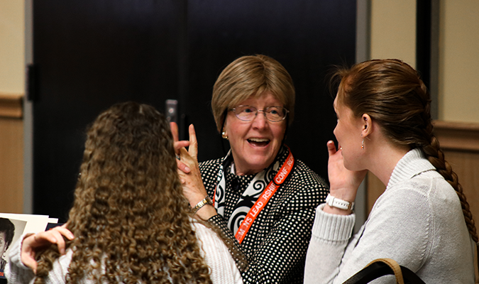 Students at Women's Leadership Conference