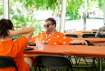 Clemson Family enjoying Spring Family Weekend 2023