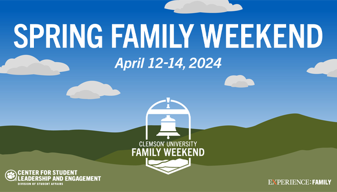 Spring Family Weekend April 12-14, 2024