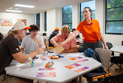 Clemson students attending a Leadership Workshop