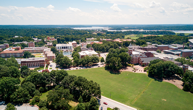 Aerial View of Campus