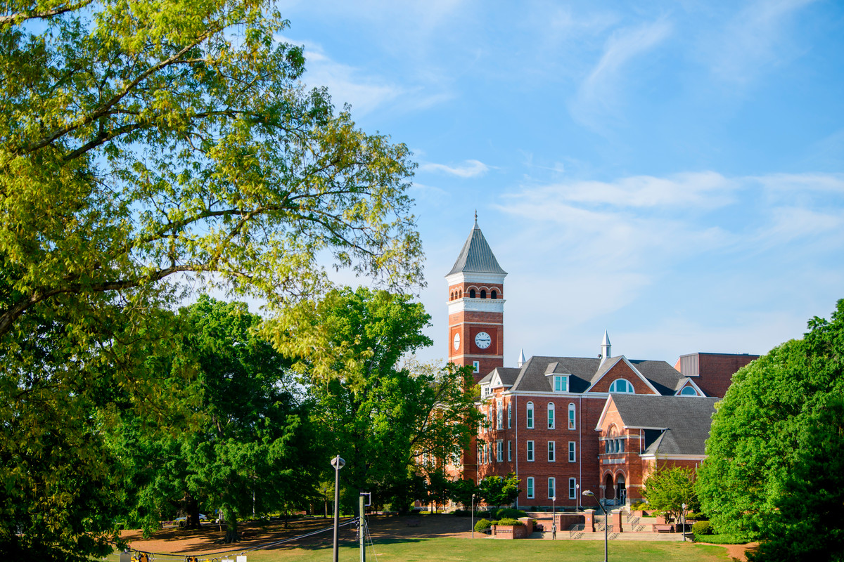 View of Tillman Hall Clock Tower