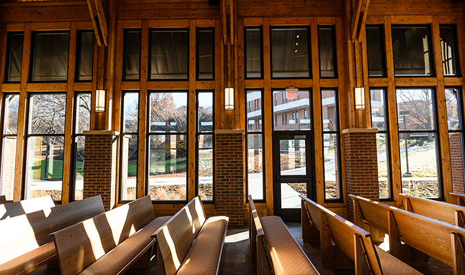 Samuel J. Cadden Chapel Sitting Area