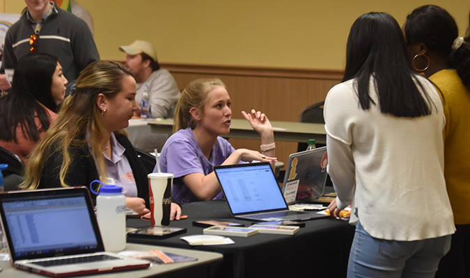 Students at Tiger Prowl at Hendrix Student Center