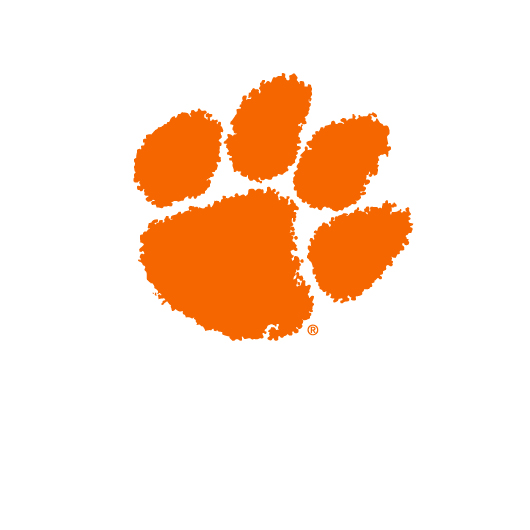 Orange tiger paw