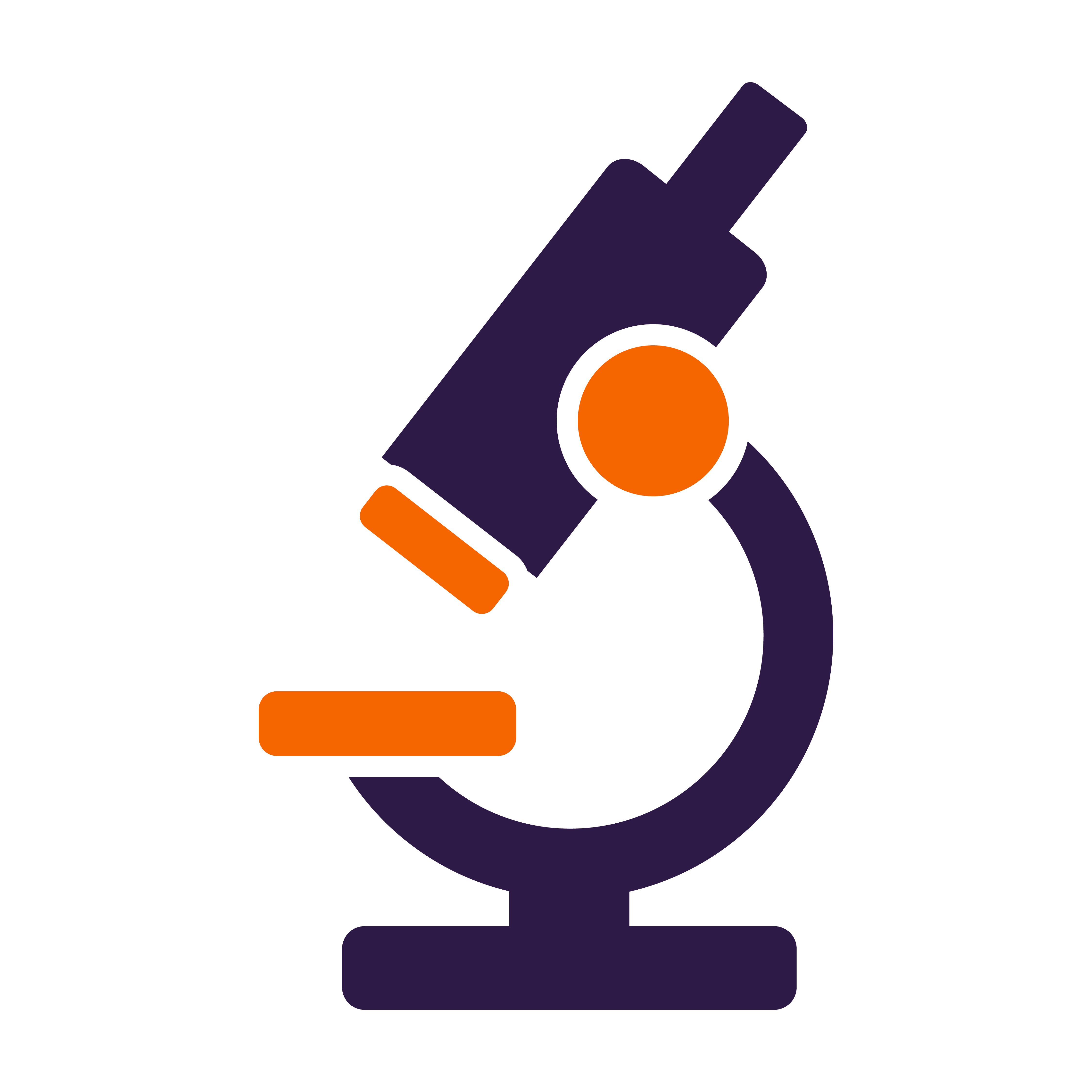 Icon of a microscope.