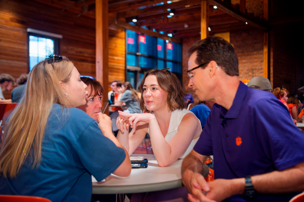 Clemson parents attending Fall Family Weekend